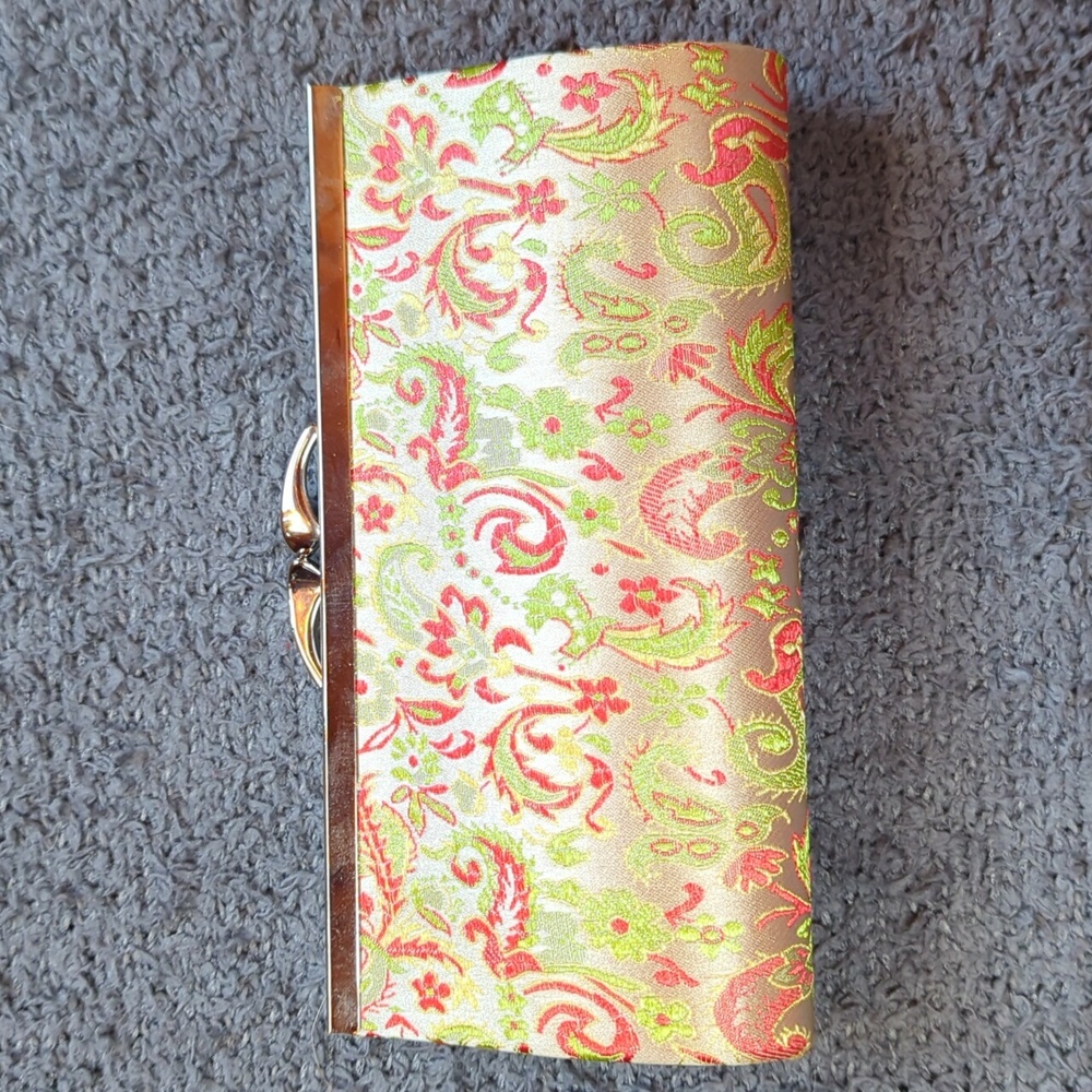 Japanese Tapestry Floral Wallet Clutch